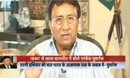Pervez Musharraf Bashing Hasina Wajid And Narendra Modi on Indian Channel
