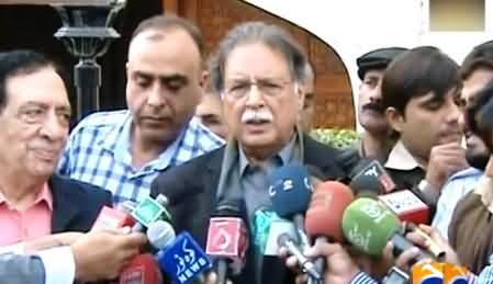 Pervez Rasheed Media Talk Regarding Imran Khan & Kot Radha Kishan Incident