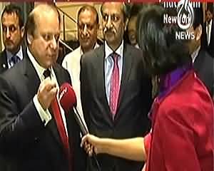 PM Pakistan Nawaz Sharif Talks To Indian Media - 28th Septemeber 2013