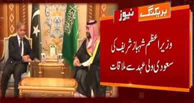 PM Shahbaz Sharif meets with Saudi Crown Prince Muhammad Bin Salman