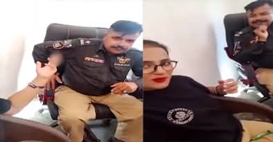 Police officer suspended after his tiktok video went viral with a woman