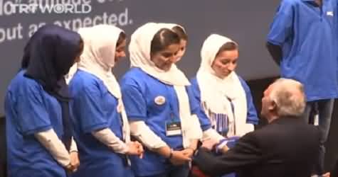 Proud of Afghanistan - 'All-Girls Robotics' Team Tries to Flee The Country