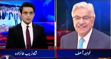 PTI Has Hired People of Jehadi Organization For Creating Chaos in Islamabad - Khawaja Asif