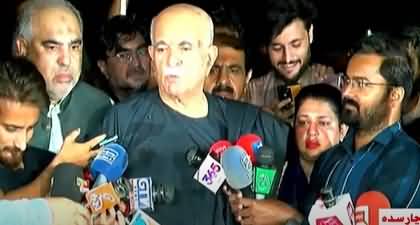 PTI leader Asad Qaiser & Mehmood Achakzai's press conference regarding PTI jalsa