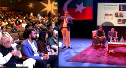 PTI Leader Shahbaz Gill (speaking in California) explains how Imran Khan can be released