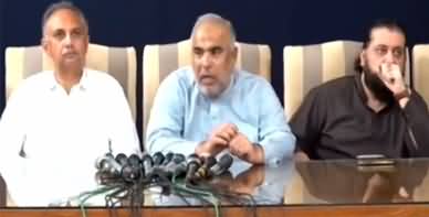 PTI's 41 MNAs are being forced to leave the party - Asad Qaiser