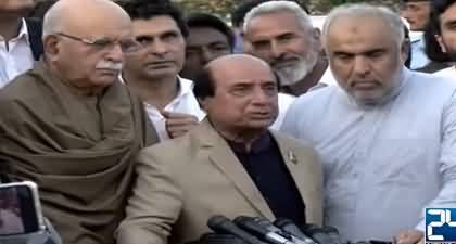 They have gone mad after Supreme Court's verdict on reserve seats - Latif Khosa's media talk