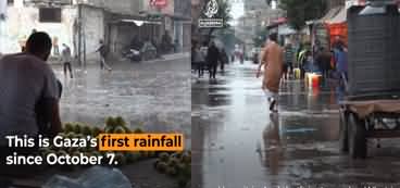 Rain compounds desperation in war-torn Gaza