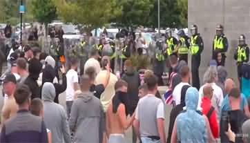 Riots in UK: Protesters attack Rotherham hotel housing asylum seekers