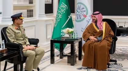 Saudi Defence Minister's tweet after meeting Pakistan's COAS General Asim Munir