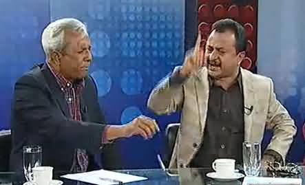 Severe Fight Between Haleem Adil Sheikh (PMLQ) And Nehal Hashmi (PMLN)