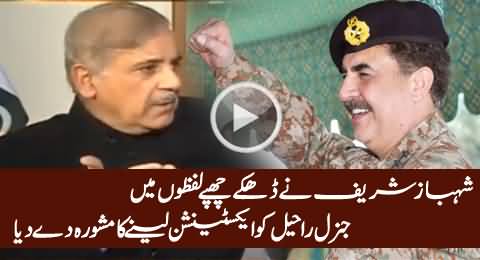 Shahbaz Sharif Indirectly Says That General Raheel Sharif Should Take Extension