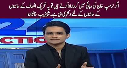 Shahzeb Khanzada's views on victory of Trump and possibility of Imran Khan's release