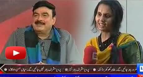 Sheikh Rasheed In Trouble On A Question About His Marriage By A Girl