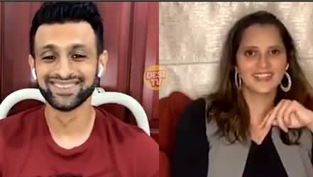 Shoaib Malik And Sania Mirza's Interesting Chit Chat on Video Call