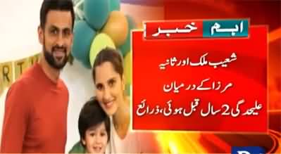 Shoaib Malik and Sania Mirza were separated two years ago