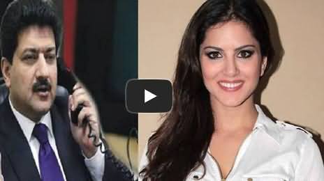 Sunny Leone Telephone Call to Hamid Mir, An Imaginary Blog and Mujeeb Shami Analysis