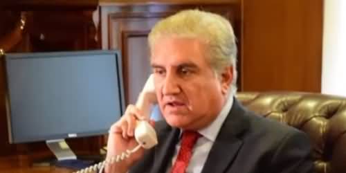 Telephonic Contact B/W Shah Mehmood And US Foreign Minister Antony Blinken