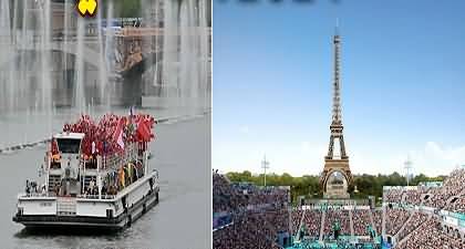 The 2024 Olympics began with a colorful ceremony on the Seine River in Paris