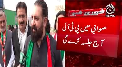 The agenda of PTI's jalsa in Swabi today is Imran Khan's release - Sheikh Waqas Akram