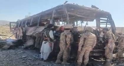 Three FC soldiers among seven martyred in Balochistan bus convoy attack