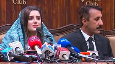 Tiktoker Sandal Khattak's press conference against Hareem Shah