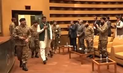 To honor Arshad Nadeem’s historic achievement, COAS Gen Asim Munir hosted a ceremony at GHQ