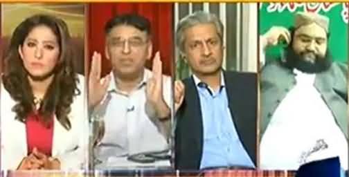 Tough and Interesting Debate Between Asad Umar and Absar Alam