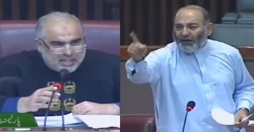 Tum FATF Ki Ghulami Kar Rahe Ho - Senator Mushtaq Ahmad Bashes Speaker Asad Qaiser