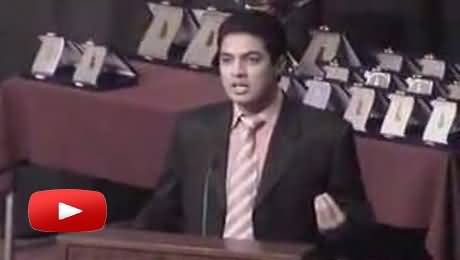 Tv Program Sar e Aam's Anchor Iqrar ul Hassan Student Life Speech in Govt College Lahore