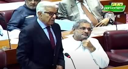 Two constitutional institutions have come face to face - Khawaja Asif's speech in National Assembly