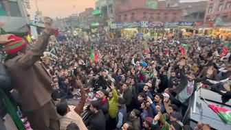 Unbelievable Crowd in PTI's Rally in NA-102 Faisalabad