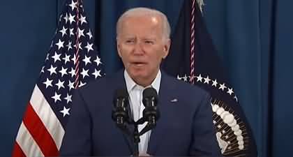 US President Joe Biden's reaction to firing attack on Donald Trump