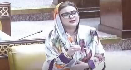 Uzma Bukhari's aggressive speech on Punjab College's incident in Lahore