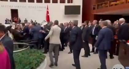 Video: Brawl in Turkish parliament over pro-Kurdish mayor’s detention