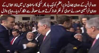 Viral Video: French President Macron ignores Indian PM Modi’s handshake at Paris AI summit