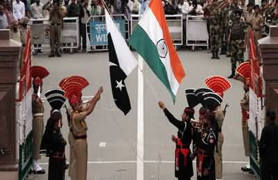 Wagah Border flag lowering ceremony Pakistan Day 23rd March 2018