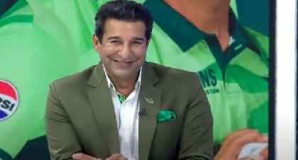 Wasim Akram cracks a joke on Pakistan's defeat against India