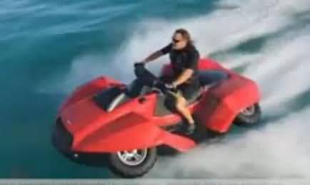 Watch Amazing Car That is A Motorboat Also, Runs on The Road and Water At the Same Time