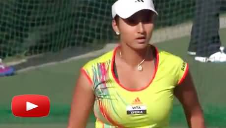 Watch Sania Mirza, The Bhabhi of Pakistan, Playing Tennis in a Vulgar Dress