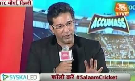 Watch What Waseem Akram Is Saying About Muhammad Hafeez On Indian TV