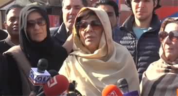 We have a lot of evidences of rigging - Aleema Khan's media talk outside Adiala jail