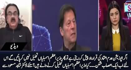 What are the options for Imran Khan if opposition moves no-confidence? Dr. Shahid Masood's analysis